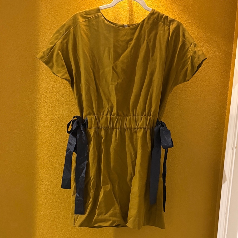 Zara Trafaluc Mustard Yellow Top